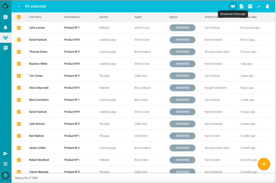 screenshot of Zenvia Customer Cloud